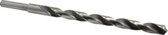 Michigan Drill - 43/64" Drill, 118° Point, High Speed Steel Silver Deming & Reduced Shank Drill Bit - Oxide Finish, 12" OAL, Straight Shank, 9" Flute Length, Right Hand Cut, Standard Point, Spiral Flute, Regular Spiral - Apex Tool & Supply