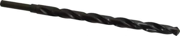 Michigan Drill - 11/16" Drill, 118° Point, High Speed Steel Silver Deming & Reduced Shank Drill Bit - Oxide Finish, 12" OAL, Straight Shank, 9" Flute Length, Right Hand Cut, Standard Point, Spiral Flute, Regular Spiral - Apex Tool & Supply