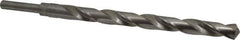 Michigan Drill - 25/32" Drill, 118° Point, High Speed Steel Silver Deming & Reduced Shank Drill Bit - Oxide Finish, 12" OAL, Straight Shank, 9" Flute Length, Right Hand Cut, Standard Point, Spiral Flute, Regular Spiral - Apex Tool & Supply