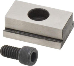 Kurt - 13/16" Base Width, 5/8" Slot Width, 1/4" Fastener Diam Compatibility, Step Fixture Key - 17/64" Slot Height, 0.156" Base Height, 1-1/4" OAL x 13/16" Overall Width x 7/16" Overall Height - Apex Tool & Supply