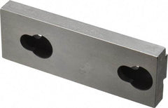 Kurt - 3.969" Wide x 1-3/8" High x 35/64" ThickDouble Step Vise Jaw - Steel, Fixed Jaw, Compatible with 4" Vises - Apex Tool & Supply