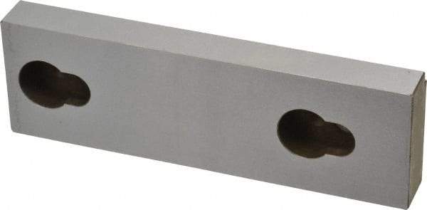 Kurt - 5.969" Wide x 1.88" High x 0.725" Thick, Step Vise Jaw - Steel, Fixed Jaw, Compatible with 6" Vises - Apex Tool & Supply