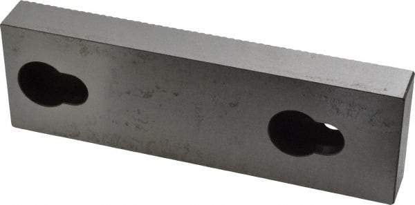 Kurt - 5.969" Wide x 1.88" High x 0.725" ThickFlat/No Step Vise Jaw - Steel, Fixed Jaw, Compatible with 6" Vises - Apex Tool & Supply