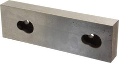 Kurt - 7.969" Wide x 2.44" High x 1.075" ThickFlat/No Step Vise Jaw - Steel, Fixed Jaw, Compatible with 8" Vises - Apex Tool & Supply