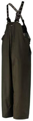 OnGuard - Size S, Green, Chemical Bib Overall - 1 Pocket, Open Ankle, Open Wrist - Apex Tool & Supply
