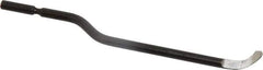 Shaviv - E Right-Handed High Speed Steel Deburring Swivel Blade - Use on Cross Hole Surfaces, Adjustable - Apex Tool & Supply