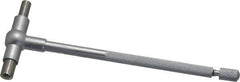 SPI - 1-1/4 to 2-1/8 Inch, 5-7/8 Inch Overall Length, Telescoping Gage - 5 Inch Long Handle, Hardened Tool Steel, Satin Chrome Finish - Apex Tool & Supply