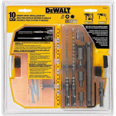 DeWALT - 10 Piece Carbide Tipped Masonry Anchor Installation Kit - For Use with SDS Rotary Hammers - Apex Tool & Supply