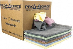 PRO-SOURCE - Virgin Cotton Car Wash Towels - Assorted Colors, Terry Cloth, Low Lint, 10 Lbs. at 2 to 4 per Pound, Box - Apex Tool & Supply