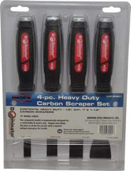 Mayhew - Stiff Carbon Steel 1-Edge Heavy-Duty Carbon Scraper Set - Apex Tool & Supply