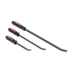Mayhew - 3 Piece Screwdriver Pry Bar Set - 1/2" Head Width, Includes 12, 17 & 25" Lengths - Apex Tool & Supply