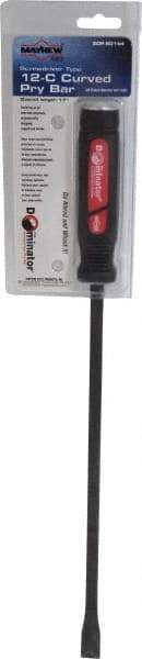 Mayhew - 17" OAL Curved Screwdriver Pry Bar - 3/8" Wide - Apex Tool & Supply