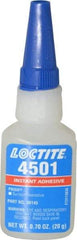 Loctite - 0.70 oz Bottle Clear Instant Adhesive - Series 4501 - Apex Tool & Supply