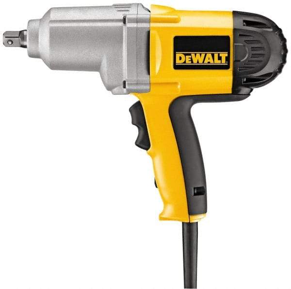 DeWALT - 1/2 Inch Drive, 345 Ft./Lbs. Torque, Pistol Grip Handle, 2,100 RPM, Impact Wrench - 7.5 Amps, 110 Volts - Apex Tool & Supply