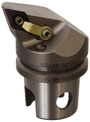 Kennametal - Left Hand Cut, Size KM32, DN.. Insert Compatiblity, External Modular Turning & Profiling Cutting Unit Head - 22mm Ctr to Cutting Edge, 35mm Head Length, Through Coolant, Series Kenloc - Apex Tool & Supply
