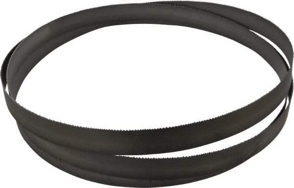 Lenox - 10 to 14 TPI, 10' Long x 1" Wide x 0.035" Thick, Welded Band Saw Blade - Bi-Metal, Toothed Edge, Modified Raker Tooth Set, Flexible Back, Contour Cutting - Apex Tool & Supply