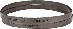 Lenox - 10 to 14 TPI, 7' 9" Long x 3/4" Wide x 0.035" Thick, Welded Band Saw Blade - Bi-Metal, Toothed Edge, Modified Raker Tooth Set, Flexible Back, Contour Cutting - Apex Tool & Supply