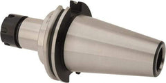 Parlec - 1mm to 16mm Capacity, 4.12" Projection, CAT50 Taper Shank, ER25 Collet Chuck - 8.12" OAL - Exact Industrial Supply