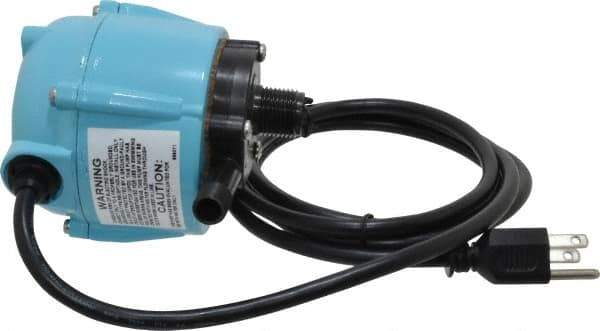 Little Giant Pumps - 1/150 HP, 3.2 psi, Aluminum Miniature Submersible Pump - 1/4 Inch Inlet, 1/4 Inch Outlet, 6 Ft. Long Power Cord, 1.1 Amp - Apex Tool & Supply