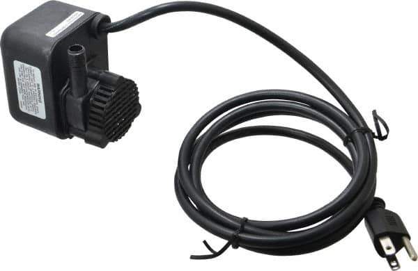 Little Giant Pumps - 1/125 HP, 3 psi, Aluminum Miniature Submersible Pump - 1/4 Inch Inlet, 1/2 Inch Outlet, 6 Ft. Long Power Cord, 0.6 Amp - Apex Tool & Supply