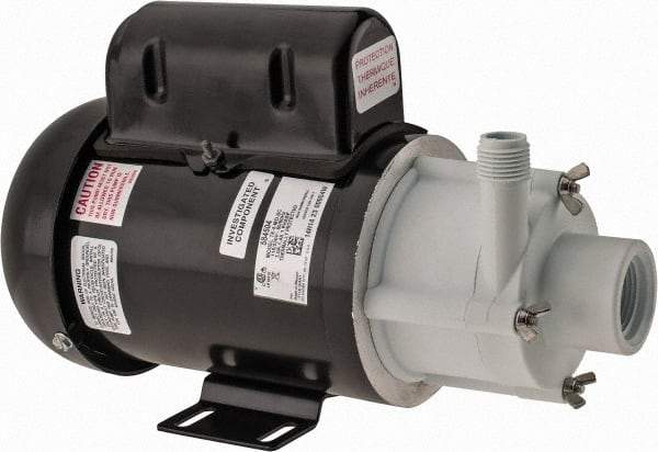 Little Giant Pumps - 1/8 HP, 29.3 Shut Off Feet, Magnetic Drive Pump - 1 Phase, 60 Hz - Apex Tool & Supply