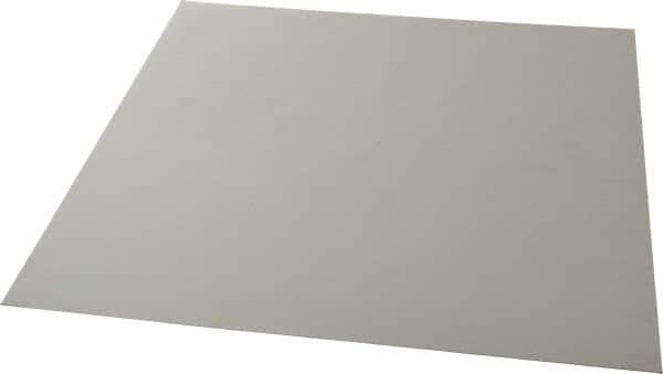 Made in USA - 12" Long, 12" Wide, Silicone Rubber Foam Sheet - 50 to 60 Durometer, White, -20 to 500°F, 640 psi Tensile Strength, Plain Backing, Stock Length - Apex Tool & Supply