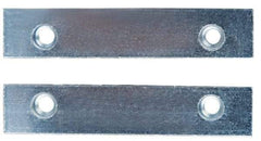 Panavise - 2-1/2" Wide x 1/2" High x 1/4" Thick, Flat/No Step Vise Jaw - Steel, Fixed Jaw - Apex Tool & Supply