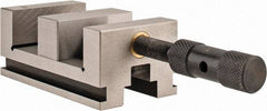 Interstate - 2-3/8" Jaw Width, 2-1/8" Jaw Opening Capacity, 1" Jaw Height, Toolmaker's Vise - V-Groove Jaw, 0.0001" Parallelism, 0.0002" Squareness, 4.33" OAL x 2.3" OAH - Apex Tool & Supply