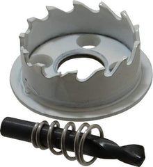Lenox - 1-1/2" Diam, 1/2" Cutting Depth, Hole Saw - Carbide-Tipped Saw, Toothed Edge - Apex Tool & Supply