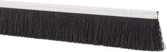 PRO-SOURCE - 1/2" Back Strip Brush Width, Metal Black Nylon Strip Brush - 1" Bristle Length, Nylon, 36" OAL - Apex Tool & Supply