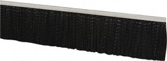 PRO-SOURCE - 3/16" Back Strip Brush Width, Metal Black Nylon Strip Brush - 2" Bristle Length, Nylon, 36" OAL - Apex Tool & Supply