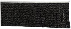 PRO-SOURCE - 1/2" Back Strip Brush Width, Metal Black Nylon Strip Brush - 3" Bristle Length, Nylon, 36" OAL - Apex Tool & Supply