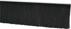 PRO-SOURCE - 1/2" Back Strip Brush Width, Metal Black Nylon Strip Brush - 6" Bristle Length, Nylon, 36" OAL - Apex Tool & Supply