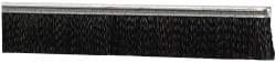 PRO-SOURCE - 1/2" Back Strip Brush Width, Metal Black Nylon Strip Brush - 1" Bristle Length, Nylon, 72" OAL - Apex Tool & Supply