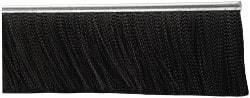 PRO-SOURCE - 5/16" Back Strip Brush Width, Metal Black Nylon Strip Brush - 4" Bristle Length, Nylon, 72" OAL - Apex Tool & Supply