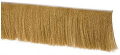 PRO-SOURCE - 1/2" Back Strip Brush Width, Stainless Steel Back Strip Brush - 6" Bristle Length, Brass, 36" OAL - Apex Tool & Supply