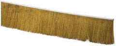 PRO-SOURCE - 1/2" Back Strip Brush Width, Stainless Steel Back Strip Brush - 4" Bristle Length, Brass, 72" OAL - Apex Tool & Supply
