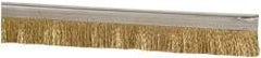 PRO-SOURCE - 5/16" Back Strip Brush Width, Stainless Steel Back Strip Brush - 1" Bristle Length, Stainless Steel, 36" OAL - Apex Tool & Supply