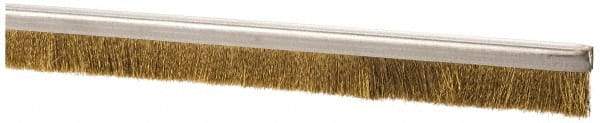 PRO-SOURCE - 5/16" Back Strip Brush Width, Stainless Steel Back Strip Brush - 1" Bristle Length, Stainless Steel, 72" OAL - Apex Tool & Supply