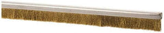 PRO-SOURCE - 5/16" Back Strip Brush Width, Stainless Steel Back Strip Brush - 1" Bristle Length, Stainless Steel, 72" OAL - Apex Tool & Supply