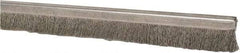 PRO-SOURCE - 5/16" Back Strip Brush Width, Stainless Steel Back Strip Brush - 1" Bristle Length, Stainless Steel, 36" OAL - Apex Tool & Supply