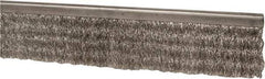 PRO-SOURCE - 5/16" Back Strip Brush Width, Stainless Steel Back Strip Brush - 2" Bristle Length, Stainless Steel, 36" OAL - Apex Tool & Supply