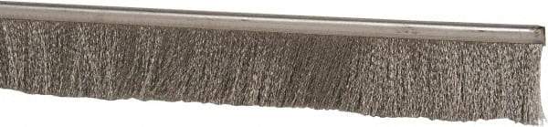 PRO-SOURCE - 5/16" Back Strip Brush Width, Stainless Steel Back Strip Brush - 2" Bristle Length, Stainless Steel, 72" OAL - Apex Tool & Supply