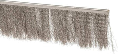 PRO-SOURCE - 5/16" Back Strip Brush Width, Stainless Steel Back Strip Brush - 4" Bristle Length, Stainless Steel, 72" OAL - Apex Tool & Supply