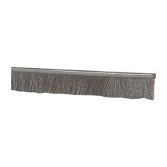 PRO-SOURCE - 1/2" Back Strip Brush Width, Stainless Steel Back Strip Brush - 1" Bristle Length, Stainless Steel, 36" OAL - Apex Tool & Supply