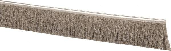 PRO-SOURCE - 1/2" Back Strip Brush Width, Stainless Steel Back Strip Brush - 2" Bristle Length, Stainless Steel, 36" OAL - Apex Tool & Supply