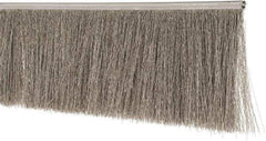 PRO-SOURCE - 1/2" Back Strip Brush Width, Stainless Steel Back Strip Brush - 3" Bristle Length, Stainless Steel, 36" OAL - Apex Tool & Supply