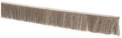 PRO-SOURCE - 1/2" Back Strip Brush Width, Stainless Steel Back Strip Brush - 2" Bristle Length, Stainless Steel, 72" OAL - Apex Tool & Supply