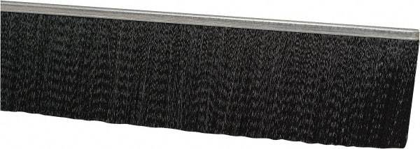PRO-SOURCE - 1/2" Back Strip Brush Width, Stainless Steel Back Strip Brush - 3" Bristle Length, Nylon, 36" OAL - Apex Tool & Supply