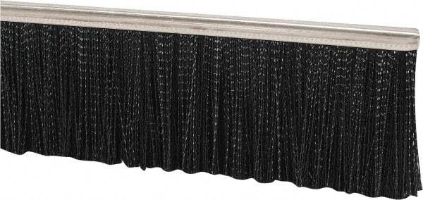 PRO-SOURCE - 7/8" Back Strip Brush Width, Stainless Steel Back Strip Brush - 3" Bristle Length, Nylon, 36" OAL - Apex Tool & Supply